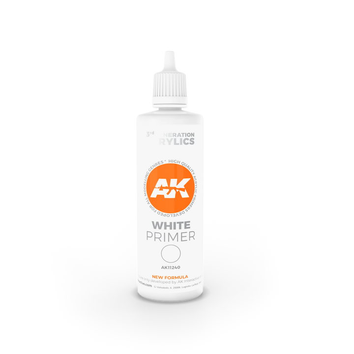 AK Interactive 3G White Primer 100ml | 8435568306875