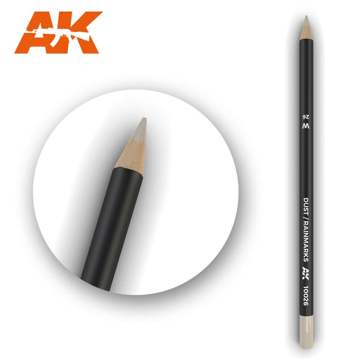 AK Interactive Weathering Pencil - Dust-Rain Marks (Box - 5 Units) | 8436564929273