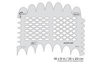 IWATA Artool FX II Dragon Skin Freehand Airbrush Template by Craig Fraser | 758240138259