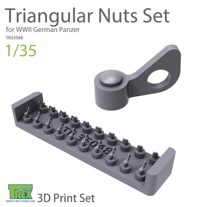 T-Rex Studio 1/35 Triangular Nuts Set for WWII German Panzer | 6973984750695