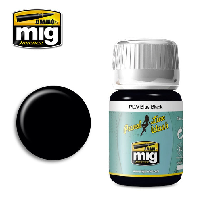 Ammo Mig Blue Black Panel Line Wash | 8432074016175