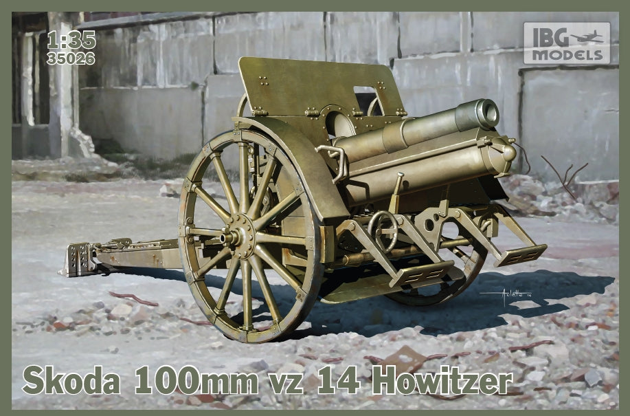 IBG Models 1/35 Skoda 100mm vz 14 Howitzer | 5907747900462