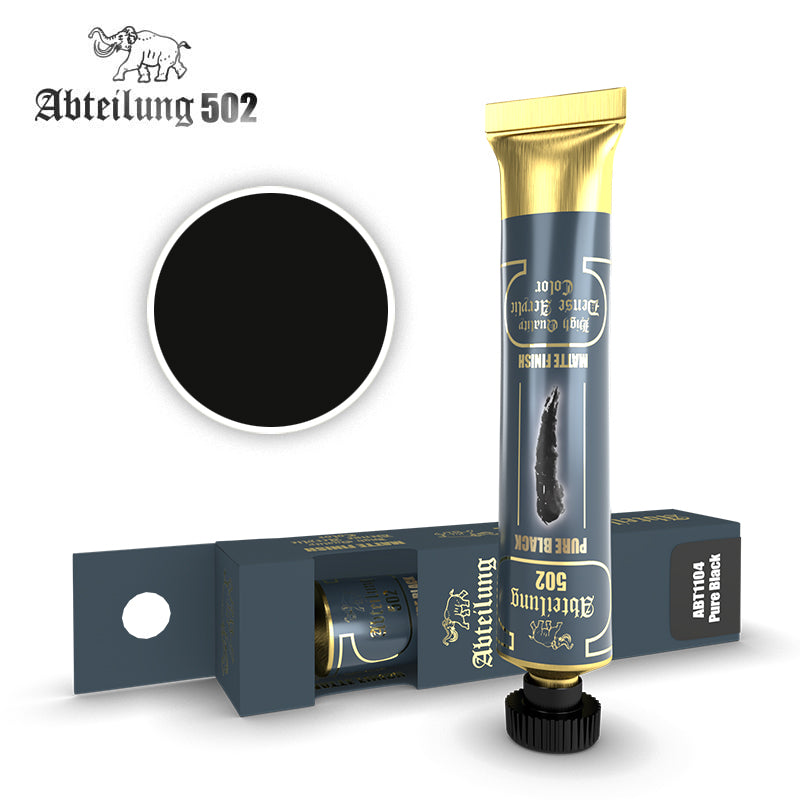 Abteilung502 High Quality Dense Acrylic, Pure Black