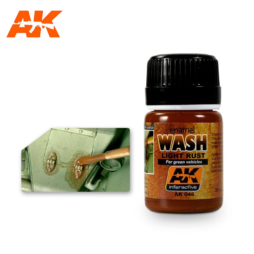 AK Interactive Light Rust Wash | 8436535570466