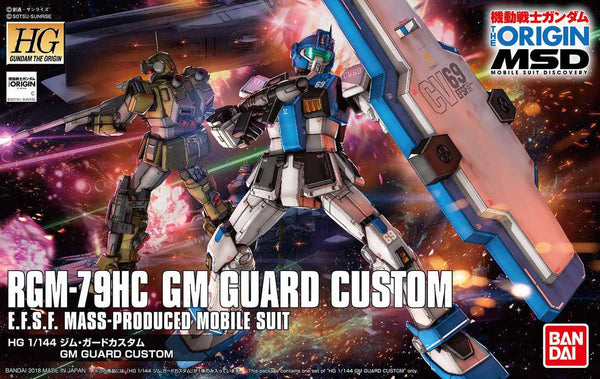 Bandai HG #022 1/144 RGM-79HC GM Guard Custom 'Gundam The Origin'