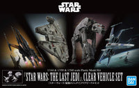 Bandai 1/144 & 1/350 & 1/540 Star Wars: The Last Jedi Clear Vehicle Set 'Star Wars', Bandai Spirits VM | 4573102589194