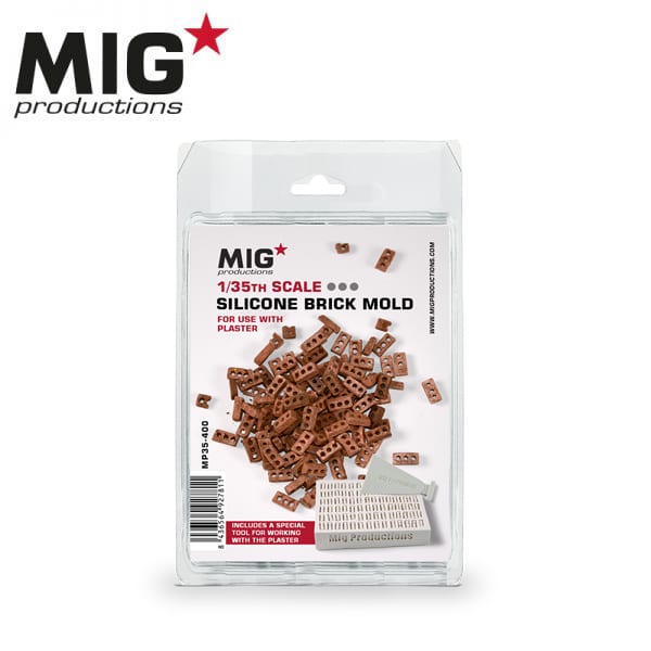 MIG 1/35 Silicone Brick Mold | 8436564927811