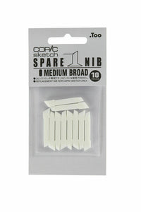 Copic Sketch Spare Nibs - Medium Broad, 10Pcs | 4511338010082