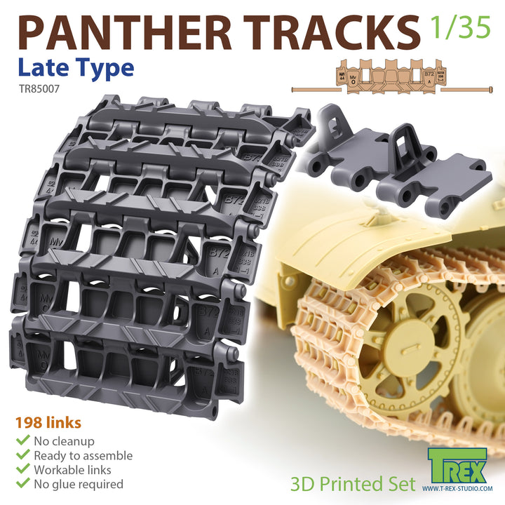 T-Rex Studio 1/35 Panther Tracks Late Type | 6973984751012