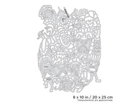 IWATA Artool Tiki Master II Freakin' Tikis Freehand Airbrush Template by Dennis Mathewson | 758240132936