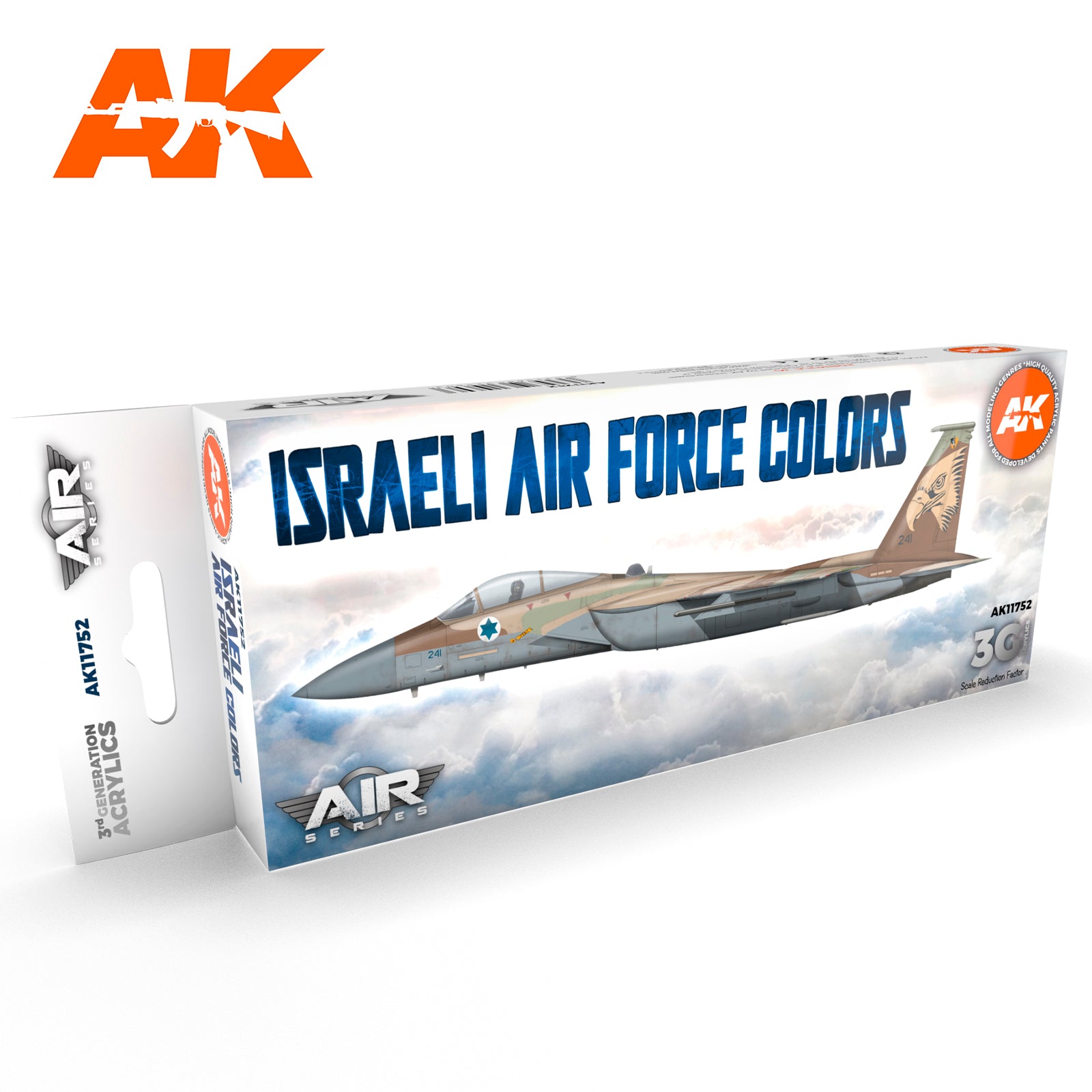 AK Interactive 3G Air - Israeli Air Force Colors SET | 8435568314603