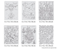 IWATA Artool Piracy Mini Series Set Freehand Airbrush Template by Craig Fraser | 758240150572