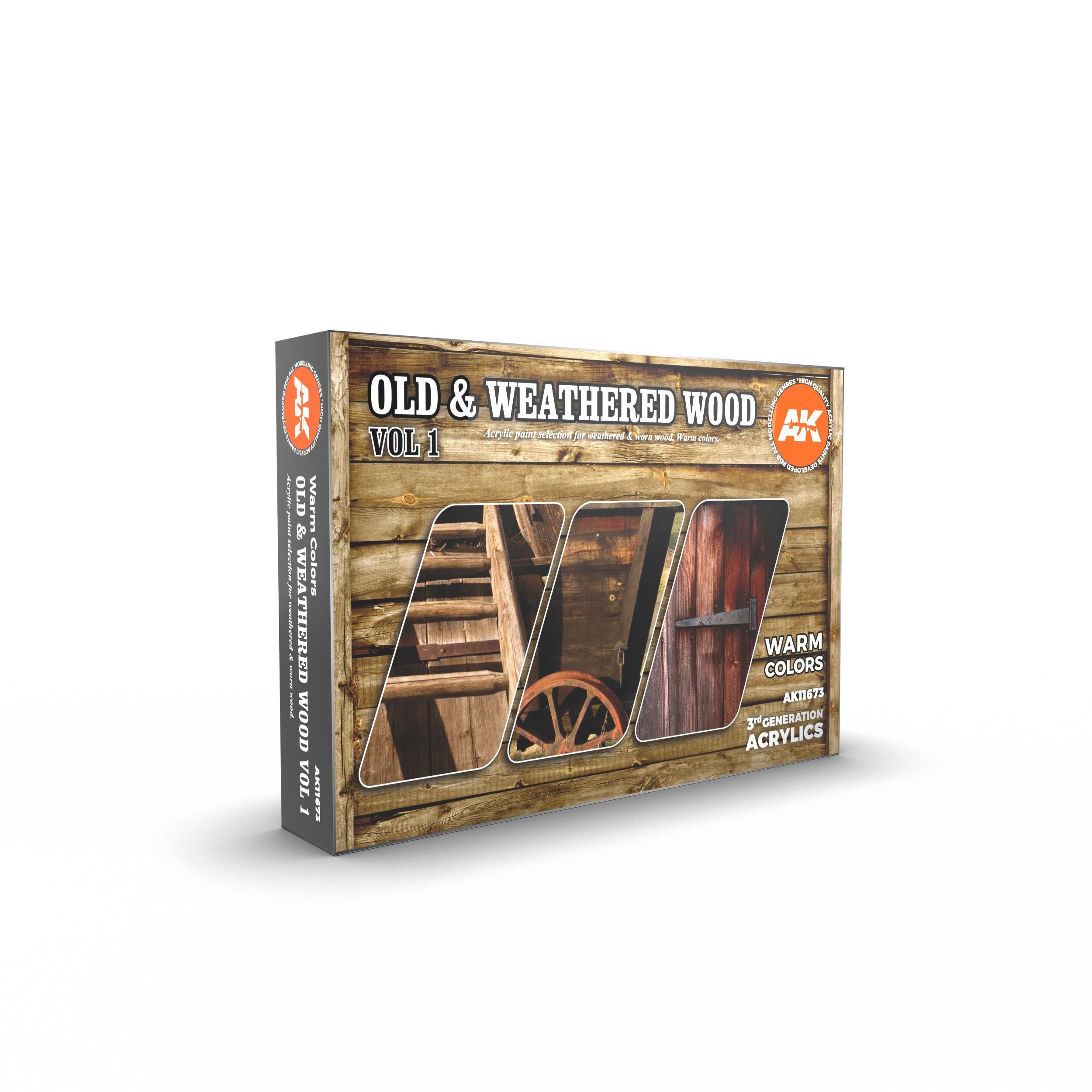 AK Interactive 3G Old & Weathered Wood Vol.1 | 8435568311473