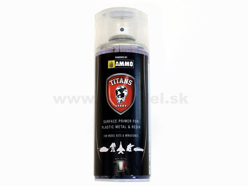 Titans Hobby Light Grey Matt Primer, 400ml Spray | 7426842918861