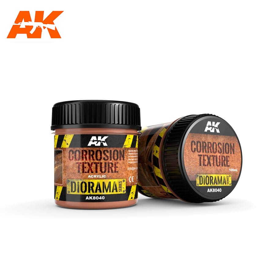 AK Interactive Corrosion Texture - 100ml (Acrylic) | 8436564921291