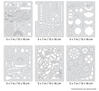 IWATA Artool Steampunk FX Mini Series Set Freehand Airbrush Template by Craig Fraser | 758240150671