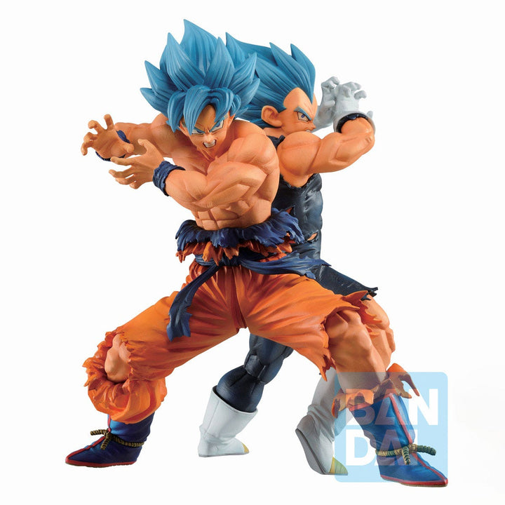 Bandai Ichibansho Figure Son Goku(Super Saiyan God Super Saiyan)& Vegeta (Super Saiyan God Super Saiyan) (Vs Omnibus Super) 'Dragon Ball Super' | 4573102601827