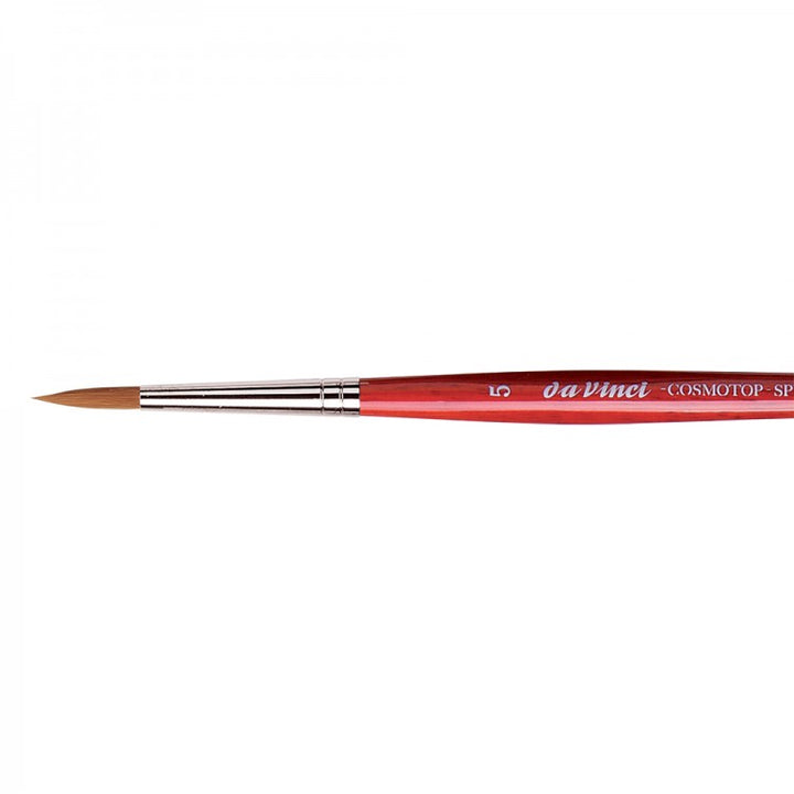 Da Vinci Cosmotop Spin Series 5580 Watercolor Brush - Round, Short Handle, Size 5 | 4017505118358