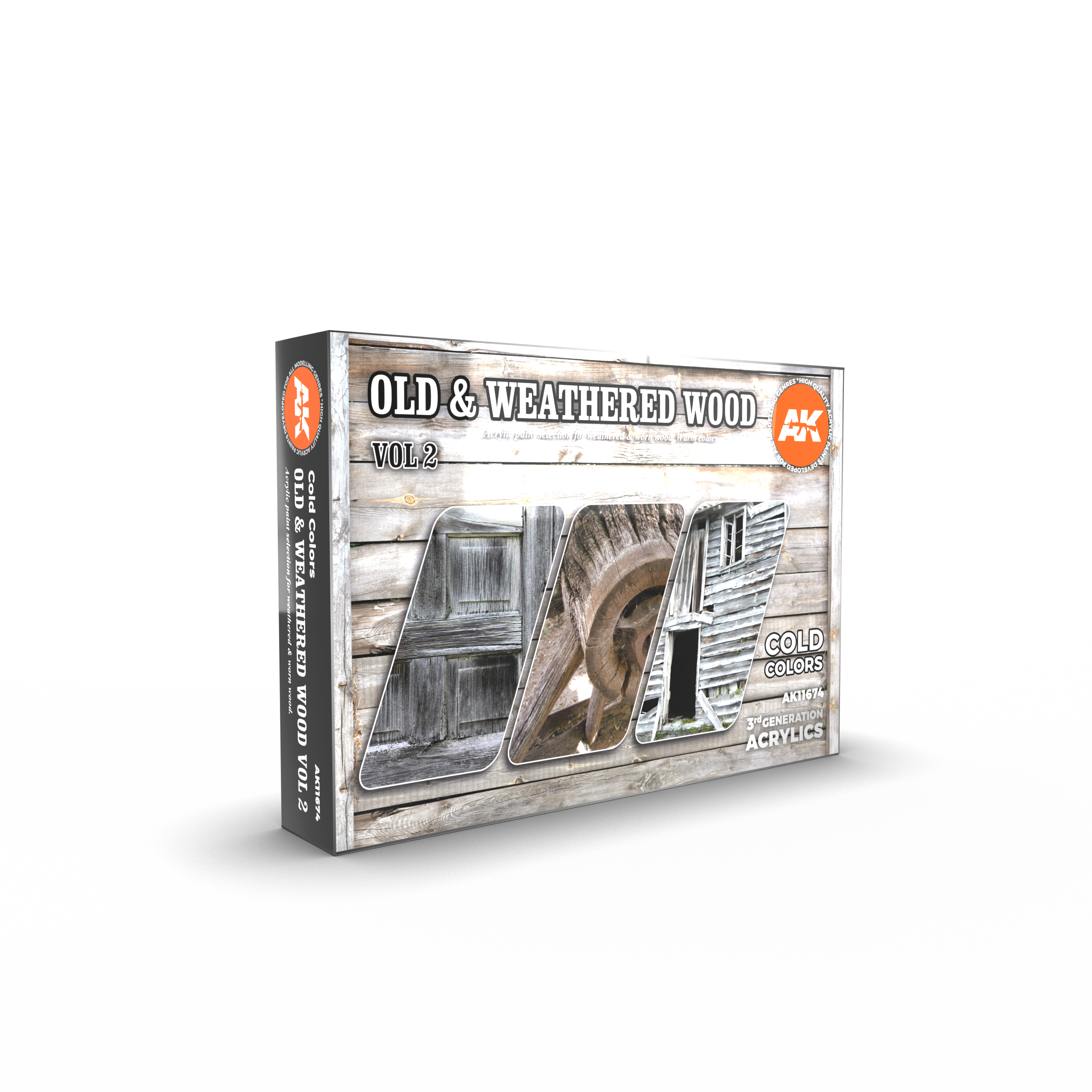 AK Interactive 3G Old & Weathered Wood Vol.2 | 8435568311480