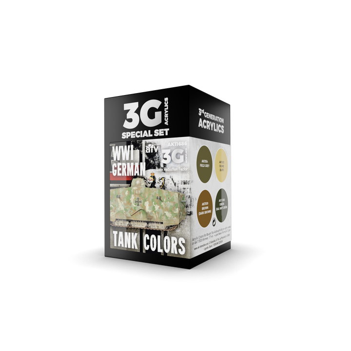AK Interactive 3G WWI German Tank Colors | 8435568312395