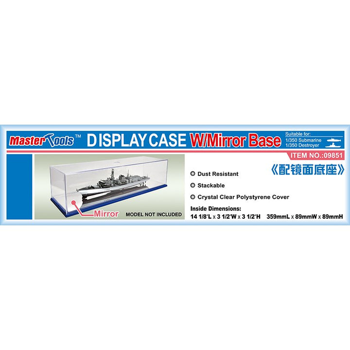Master Tools Display Case w/ Mirror Base 359x89x89mm WxL Display Case w/ Mirror Base | 9580208098517