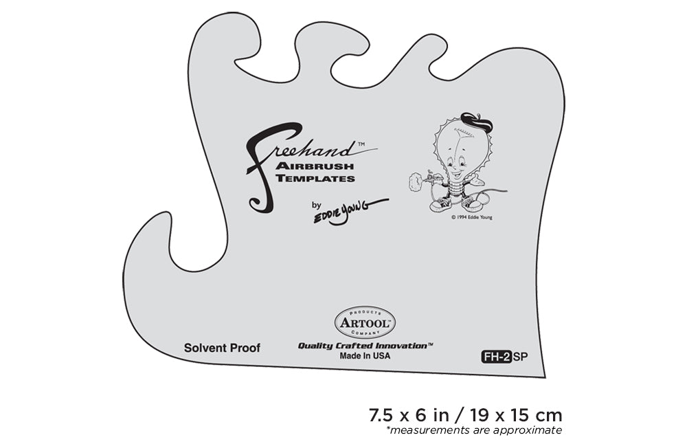 IWATA Artool FH2 Freehand Airbrush Template | 758240003120