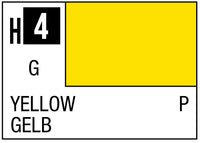 Mr Hobby Aqueous Color H4 Gloss Yellow 10ml Bottle | 4973028738353