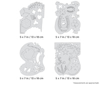 IWATA Artool Blasted FX Mini Series Set Freehand Airbrush Template by Ryan 'Ryno' Templeton | 758240150985