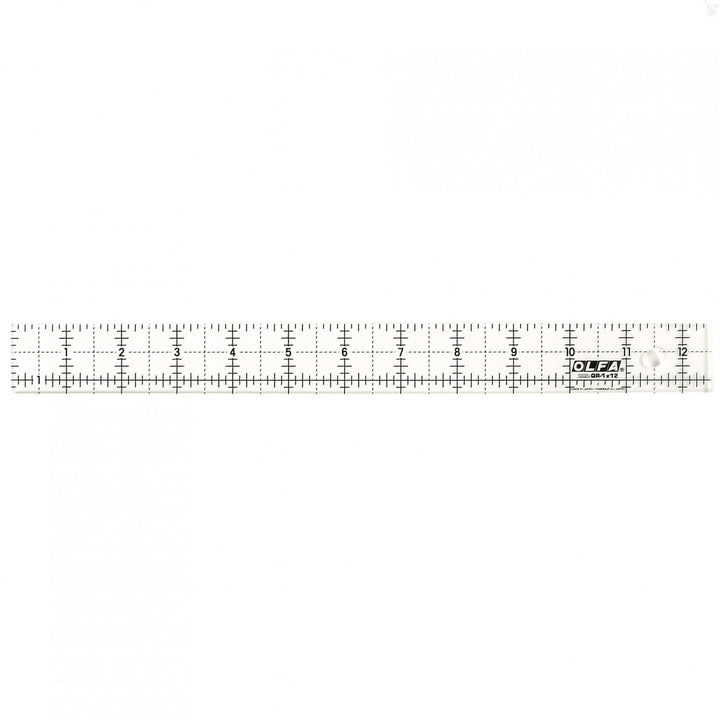 OLFA QR-1x12 1' x 12' Non-Slip Frosted Acrylic Ruler | 91511300819