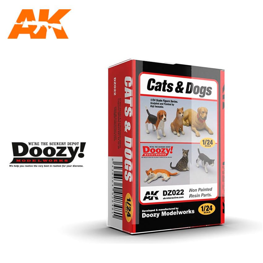 Doozy 1/24 Cats and Dog | 8436564928481