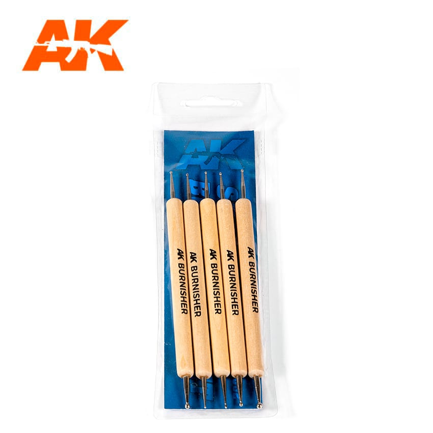 AK Interactive Sculpting Burnishers Set | 8435568306110