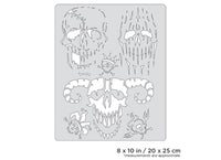 IWATA Artool Curse of Skullmaster Evil-Horde Freehand Airbrush Template by Craig Fraser | 758240038146