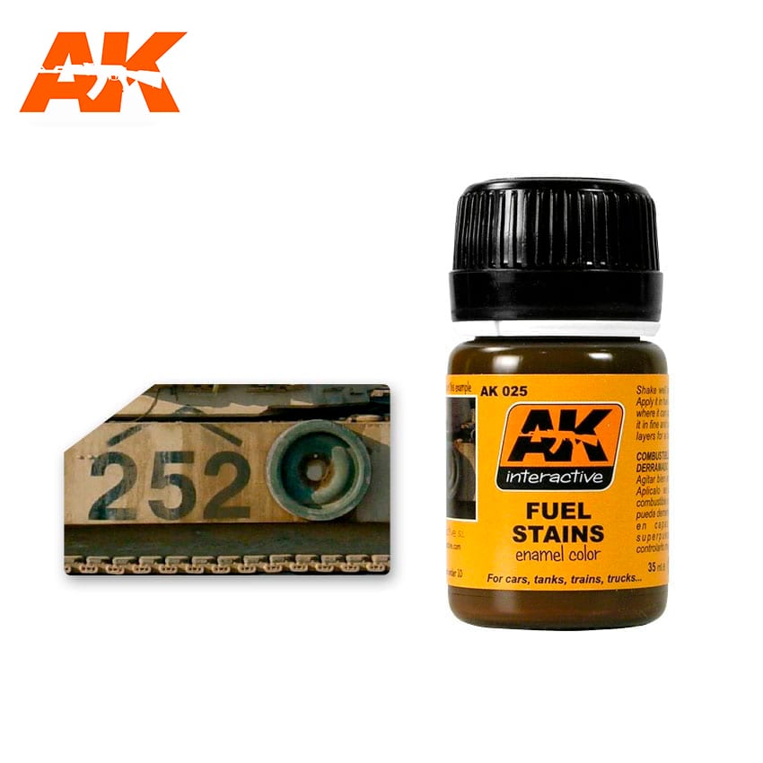 AK Interactive Fuel Stains | 8436535570251