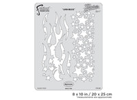 IWATA Artool Patriotica And Blue Freehand Airbrush Template by Craig Fraser | 758240138037