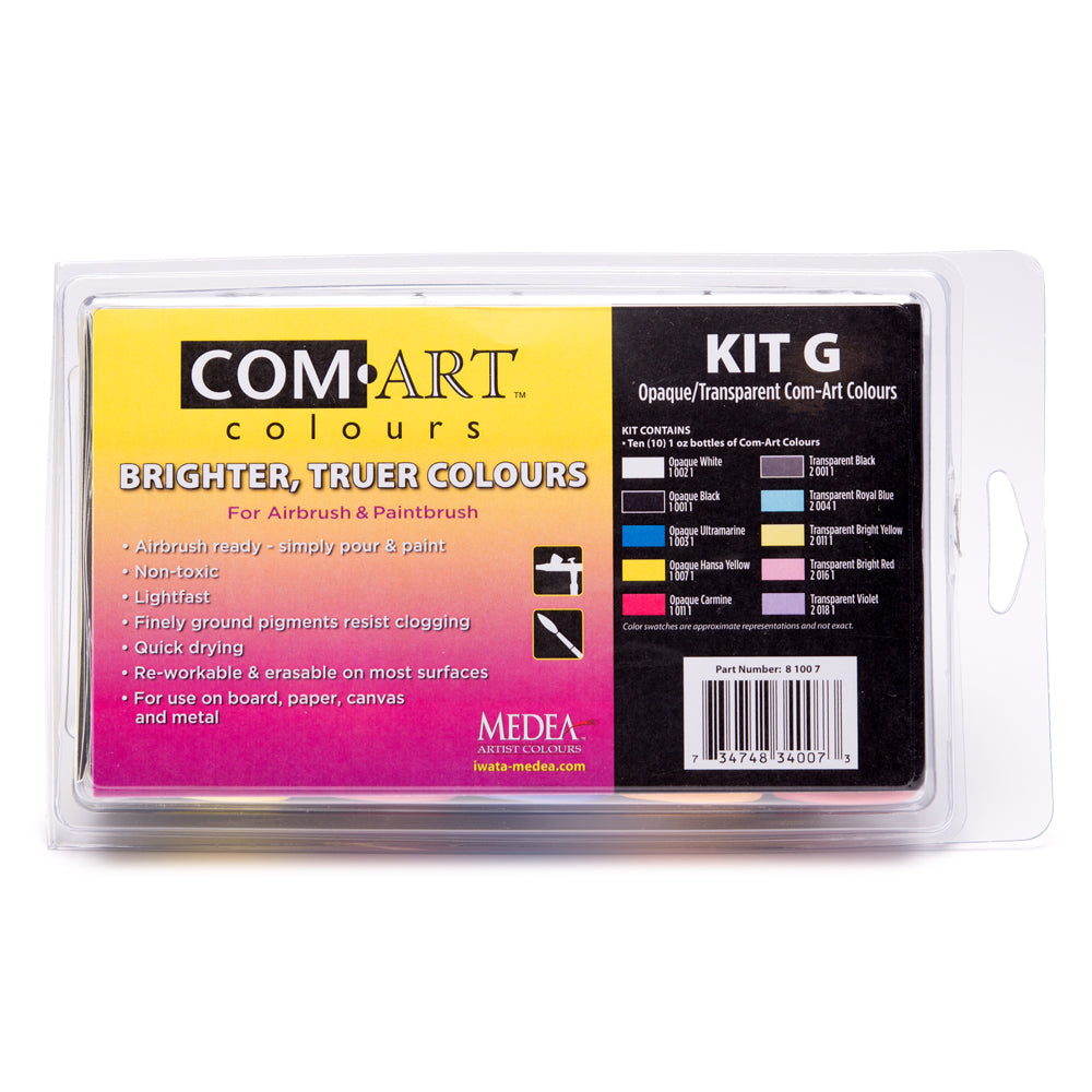IWATA Com Art Colours Opaque/Transparent Kit G | 734748340073