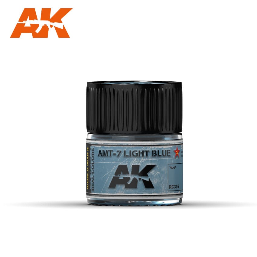 AK Interactive Real Colors AMT-7 Light Blue 10ml | 8436564926173