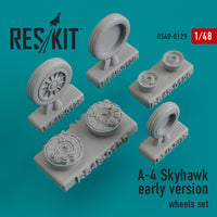 Res/Kit A-4 Skyhawk early version wheels set | 4824594101297