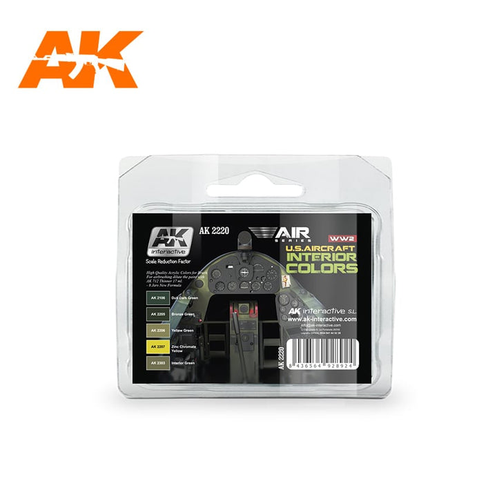 AK Interactive WW2 U.S. Aircraft Interior Colors | 8436564928924