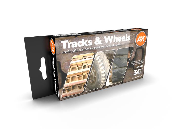 AK Interactive 3G Tracks And Wheels | 8435568311466