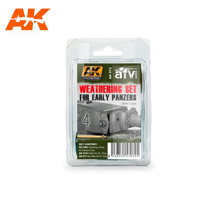 AK Interactive Early Panzers Weathering Set | 8436535570725