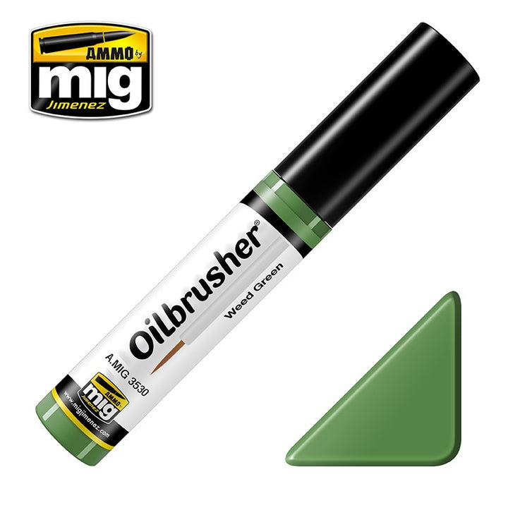 Ammo Mig Oilbrusher - Weed Green | 8432074035305