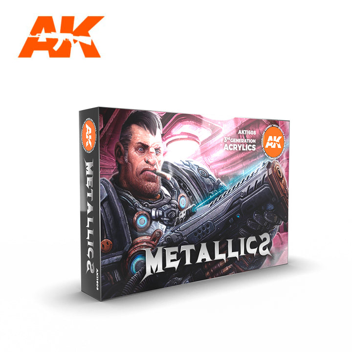 AK Interactive 3G Metallics Set | 8435568307520