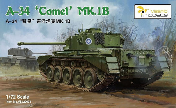 Vespid Models 1/72 Cruiser Tank A34 'Comet' Mk.IB