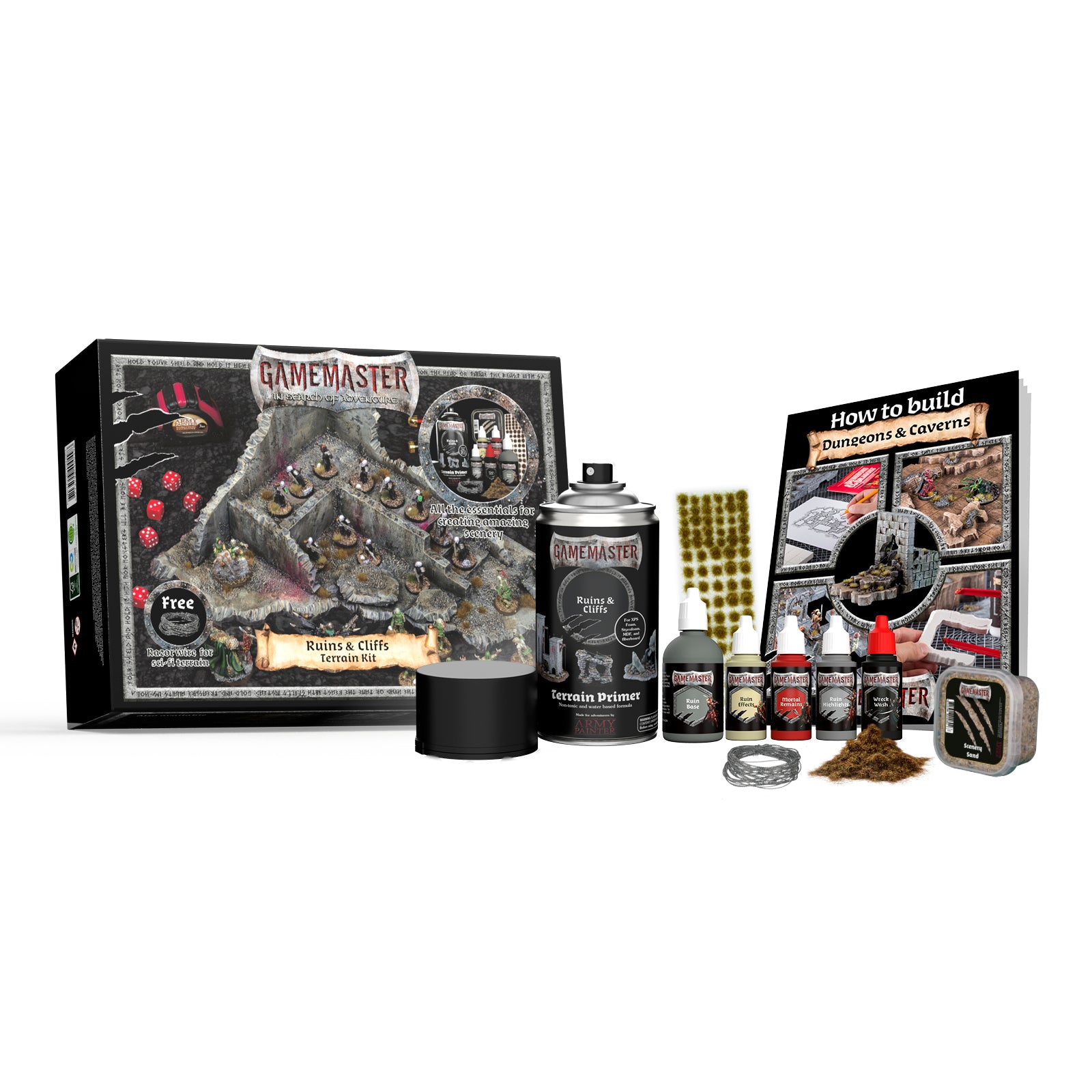 GAMEMASTER Ruins & Cliffs Terrain Kit | 5713799400498