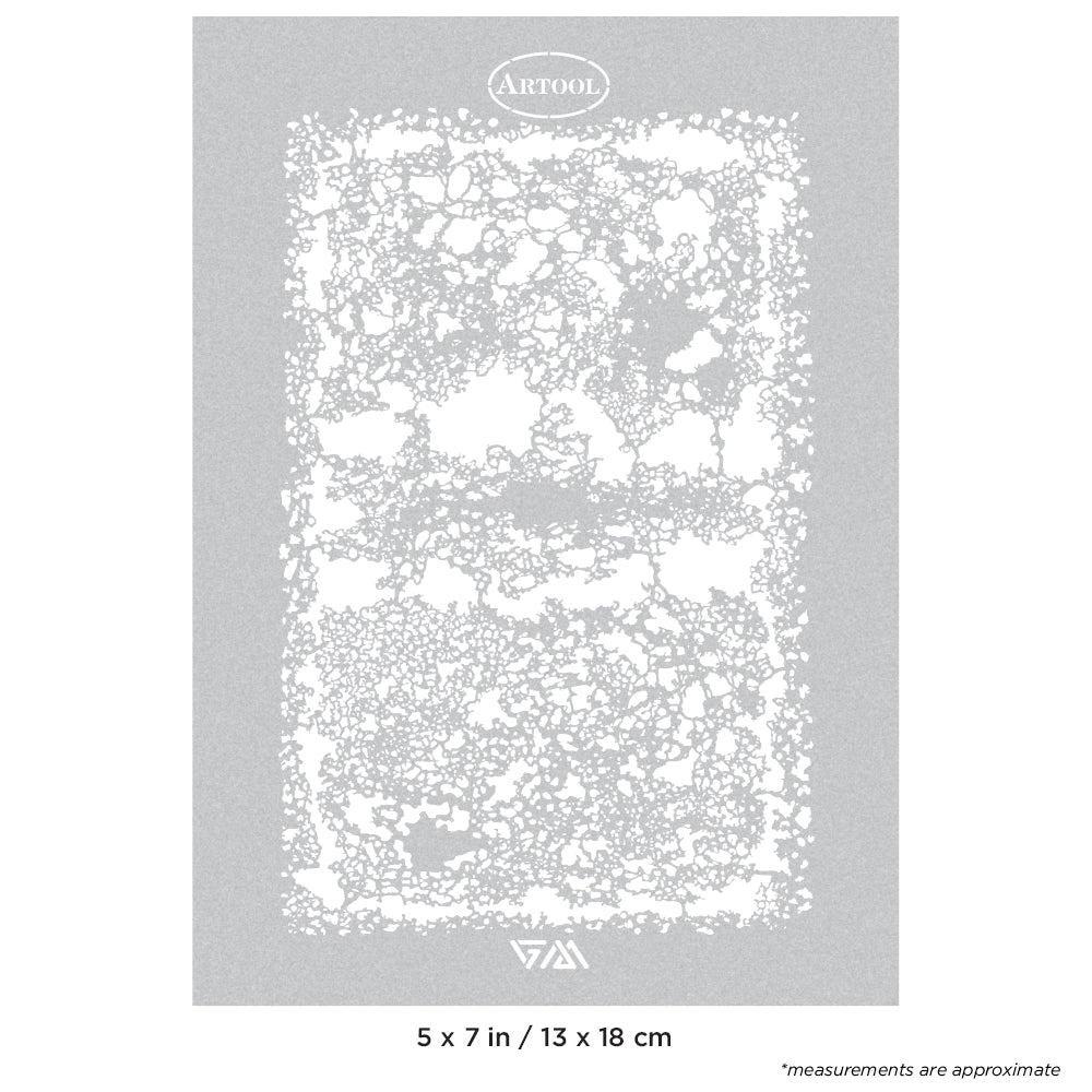 IWATA Artool Texture FX Nano Series Freehand Airbrush Templates by Gerald Mendez | 758240151203