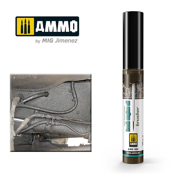 Ammo Mig Effects Brusher - Fresh Engine Oil | 8432074018001
