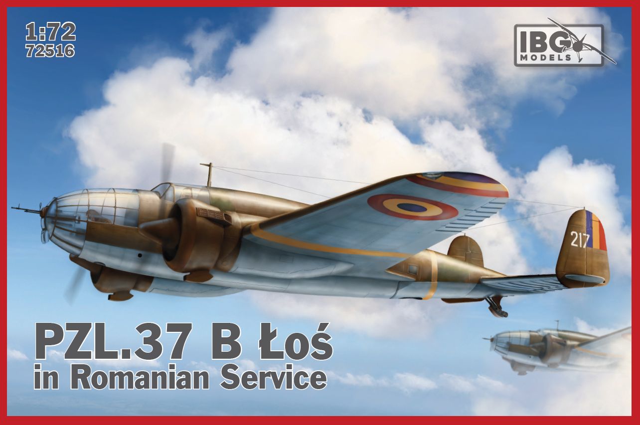 IBG Models 1/72 PZL. 37 B Los in Romanian Service | 5907747901513