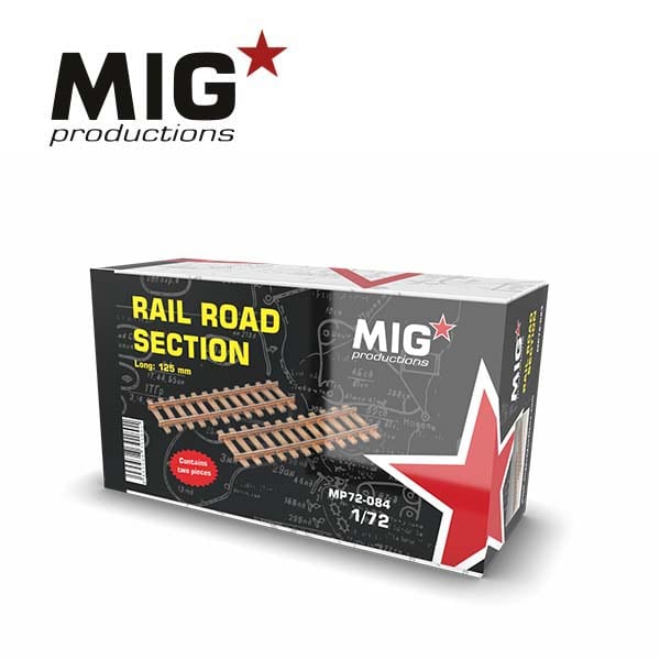 MIG 1/72 Railroad Track Section | 8435568301801