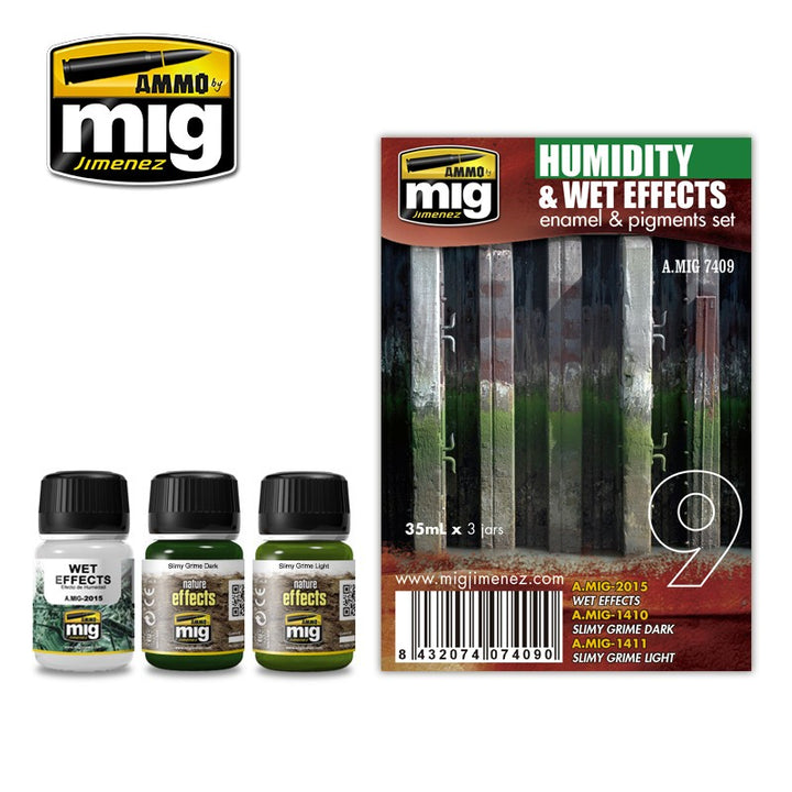 Ammo Mig Humidity and Wet Weathering Set | 8432074074090