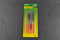 Master Tools Assorted Needle Files Set (Middle-Toothed, 5pcs) 3 x 140mm | 9580208099644